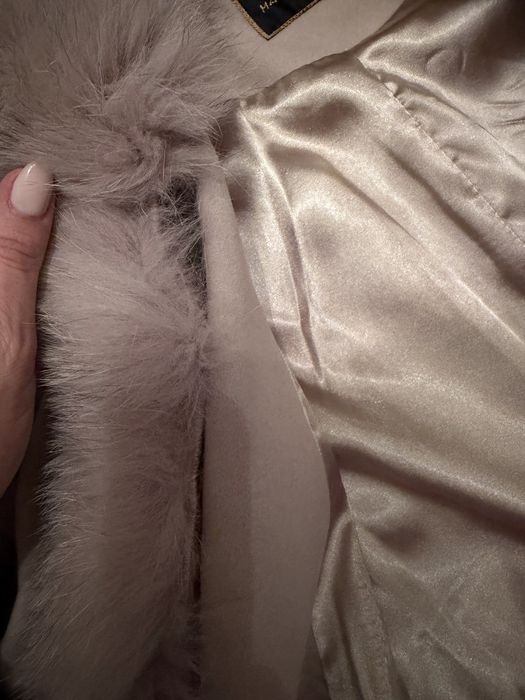 Палто с естедтвен косъм