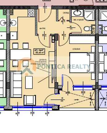 Двустаен апартамент в Поморие