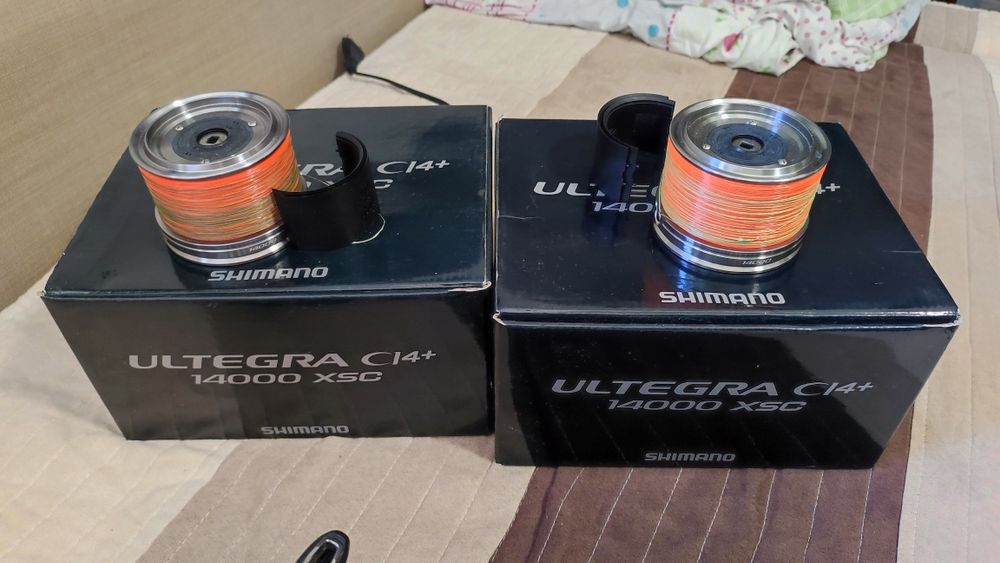 Vând mulinete Shimano ultegra ci4 xsc 14000