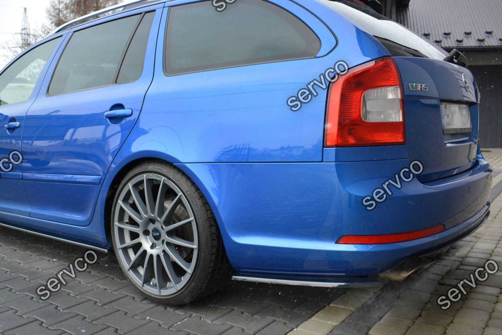 Prelungire bara spate Skoda Octavia Mk2 RS 2009-2013 v3 - Maxton