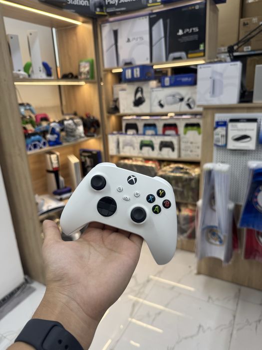 Оригинальный геймпад xbox белый