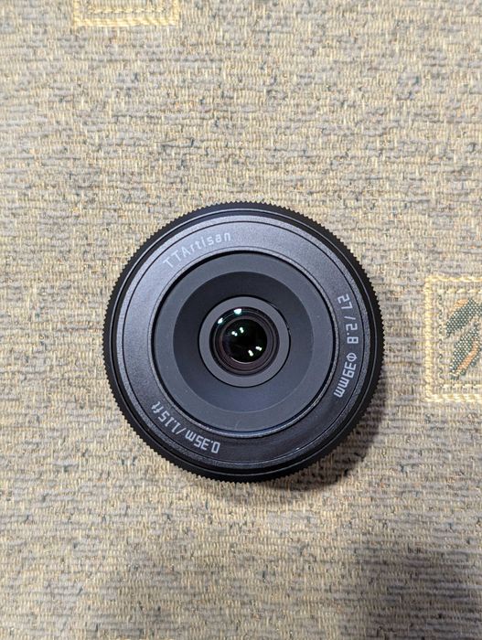 Obiectiv AutoFocus TTArtisan 27mm F2.8, Pancake Compact APS-C - Sony-E