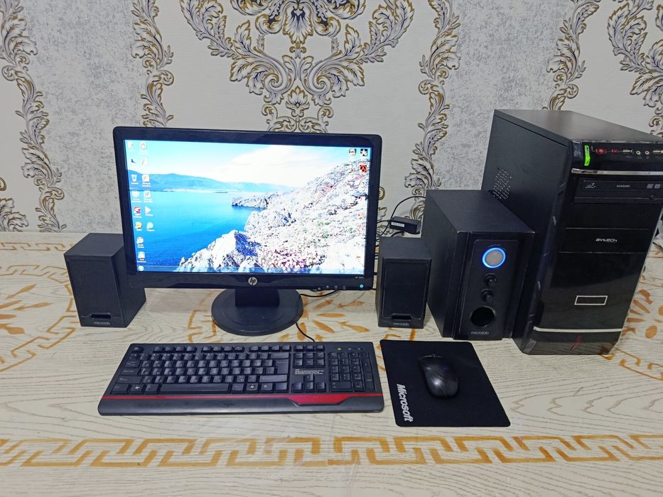 Kompyuter damashniy arzon sotiladi. Komplekt