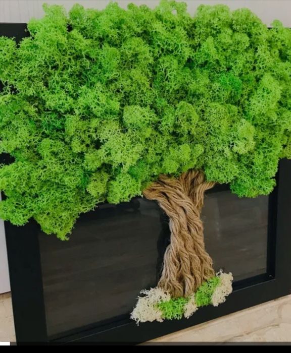 Дизайнерски картини от скандинавски мъх