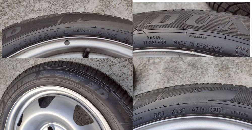 Cauciucuri de iarna 215 60 R17 C-uri Dunlop Cargo