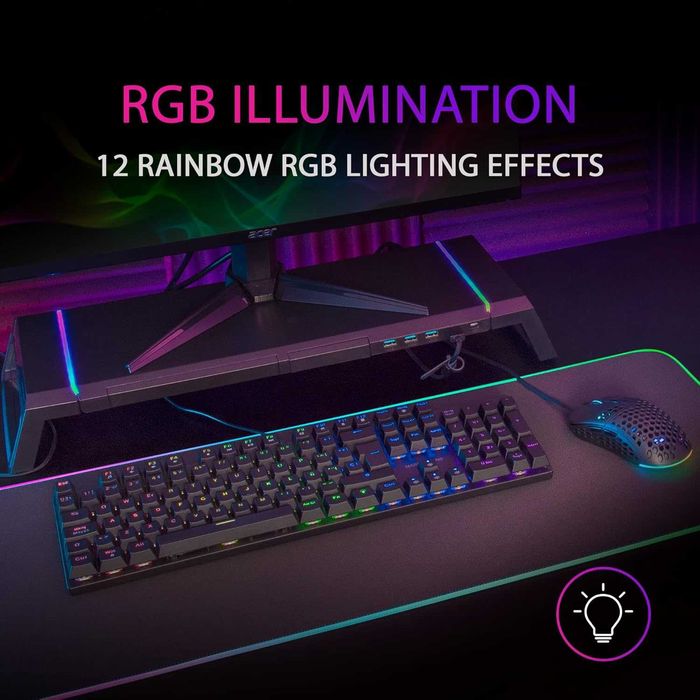 tastatura mecanica Mars Gaming MK422, Brown Switch, RGB