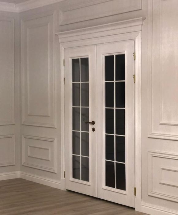 Есік орнату. Установка двери.