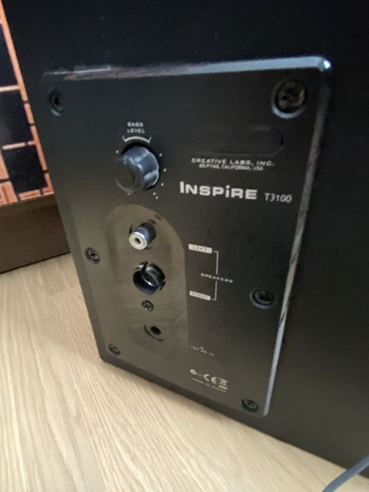 Компьютерные колонки Creative Inspire 2.1 T3100