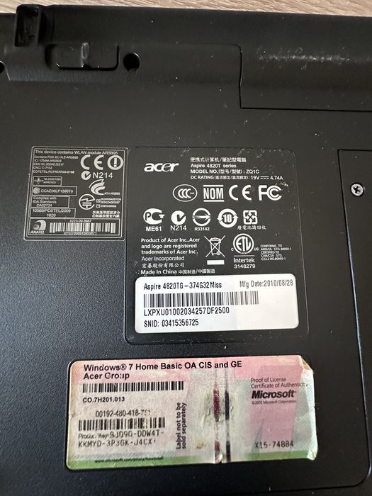 Ноутбук Acer буу