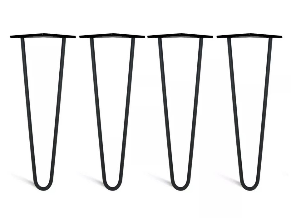 Picioare Hairpin heavy duty 2 tije 12 mm(design, diy, masa)