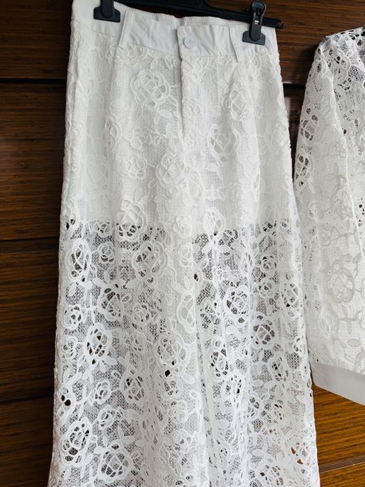 Сет костюм риза и панталон от дантела