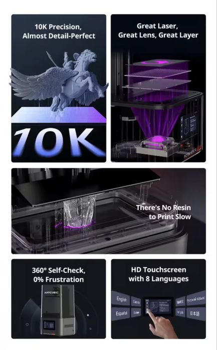 Anycubic Photon Mono 4 + Wash and Cure Station