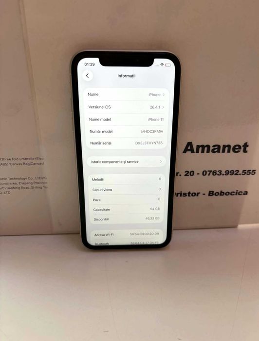 Cashgen  Amanet Magazin , Iphone 11 64gb 85% bat