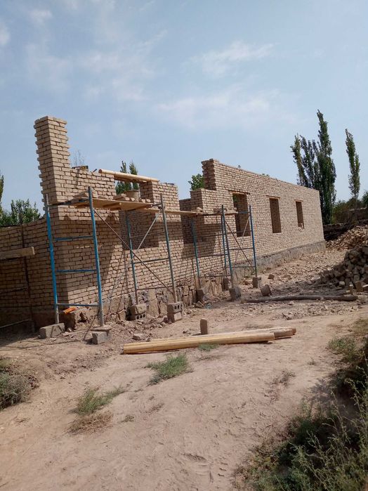 Шлакоблок пишган Хом г'ишт Пена блок терамиз Фундамент куямиз