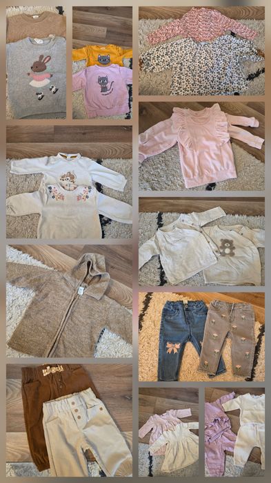Лот бебешки дрехи р.68, 74, 80, 86