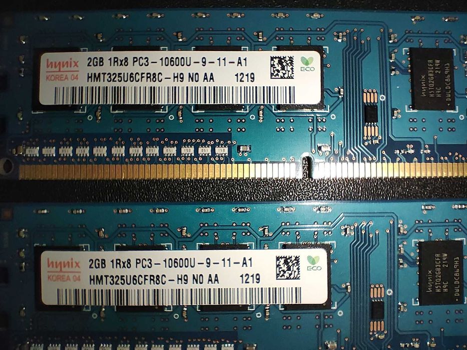 URGENT Vând LOT DDR3 PC3-10600U 8x2GB Hynix H9 Micron D9 Samsung CH9