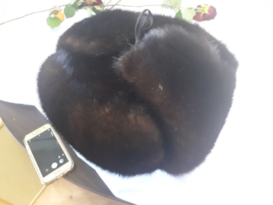 Шапка ушанка норка