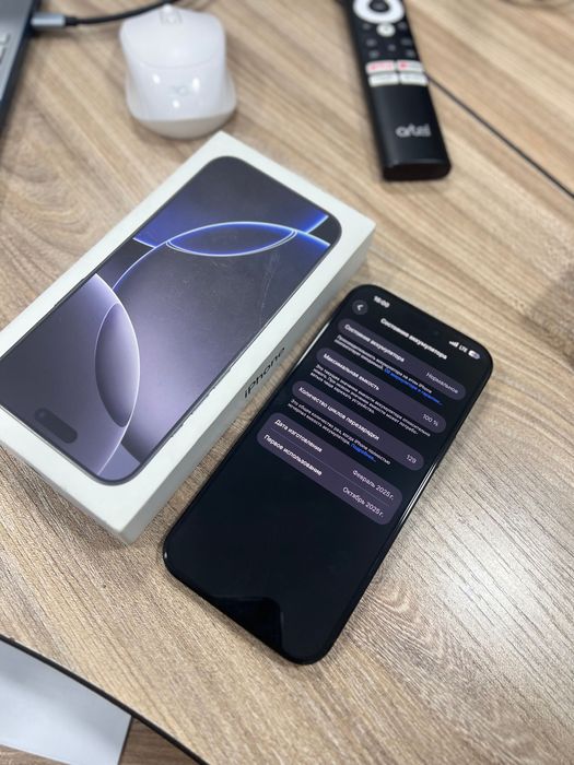 iPhone 16 Pro Max — Идеальное состояние (100% АКБ, Гарантия)