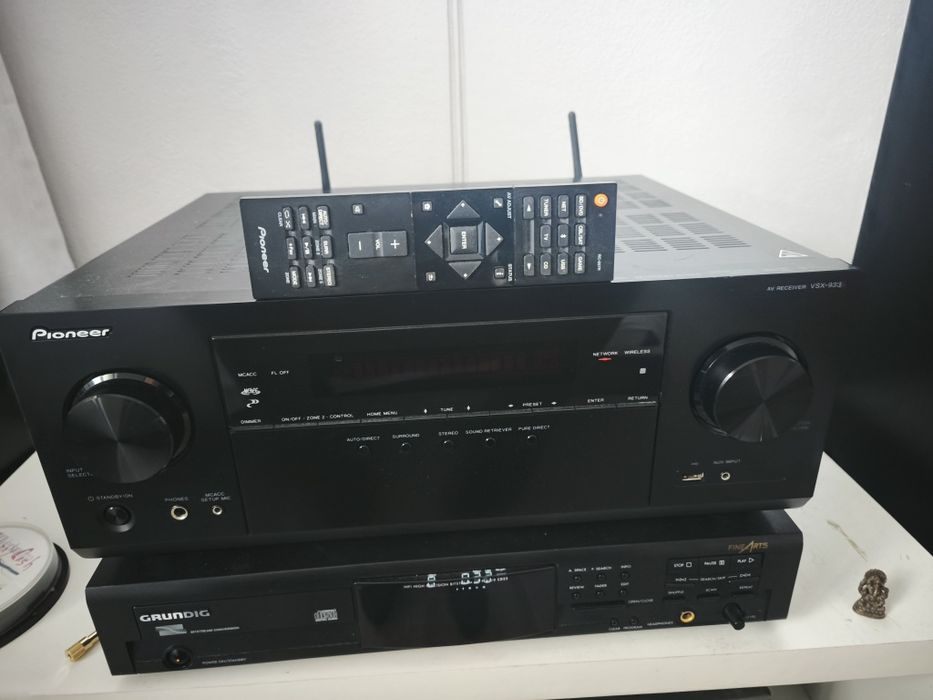 Pioneer VSX-933 Dolby Atmos și boxe Taga Harmony TAV-806F 180 W