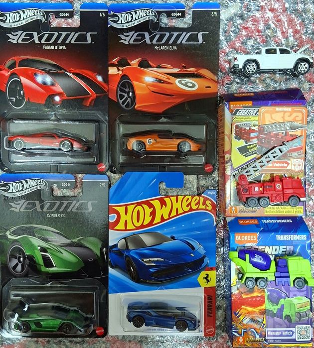 Продам Hot Wheels сильвер, мэйнлайн и Blokees Transformers