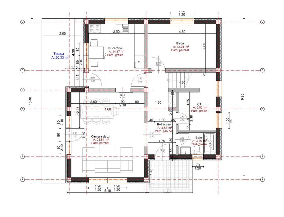 Casa/Vilă la Roșu, Sat Breazu, Comuna Rediu, Iași