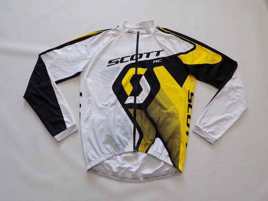 вело джърси scott екип горнище яке блуза колоездене мъжко оригинал XXL