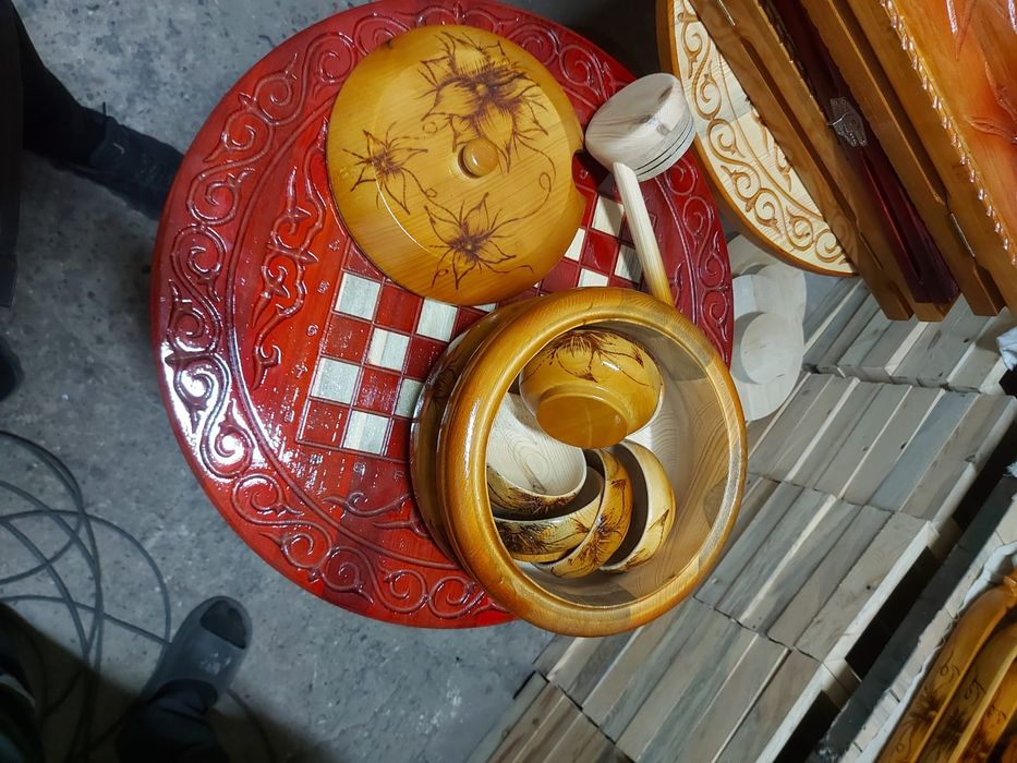 Казахский набор ручной работы