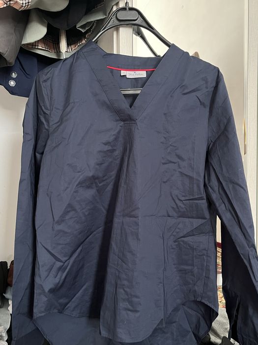 темно-синяя блузка(рубашка)