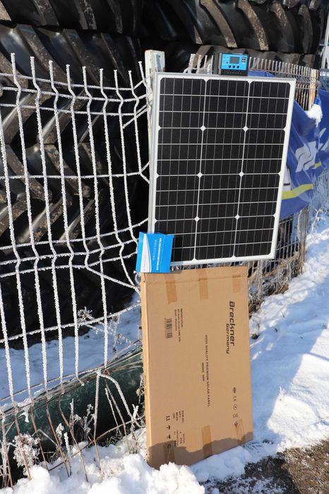 Regulator cu Panou Solar 50W pentru Gard Electric Livrare Rapida
