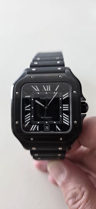 Cartier Santos PVD Black