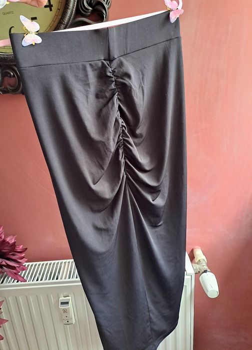 Fusta sexy din lycra material mulat fusta creion neagră