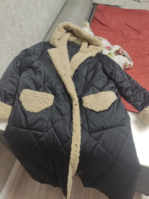 Стеганная теплая куртка