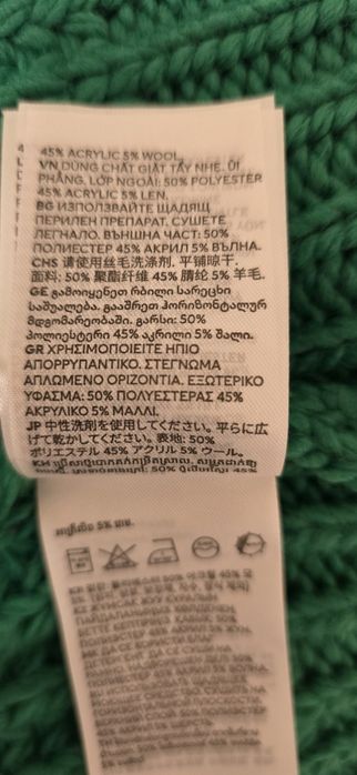 Ново със етикет.  Дамско оригинално пуловерче.  H& M.
