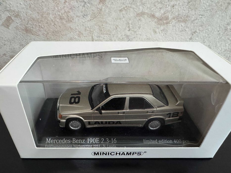 Mercedes Benz 190E Senna/Lauda 1:43 Minichamps