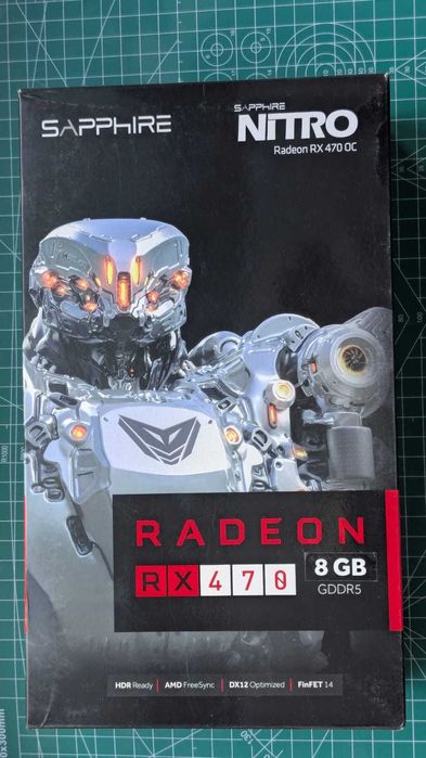 Видеокарта Sapphire RX470 OC Nitro 8 Гб 256 bit