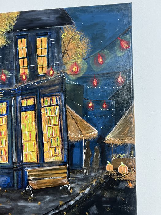 Tablou pictat in acrilic