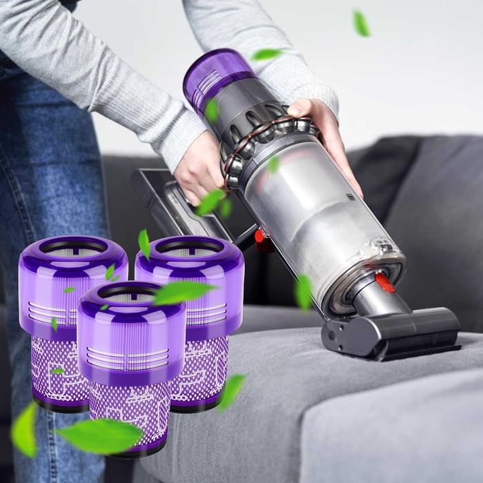 Филтри за Dyson V11, V15, SV14, SV17 и SV22, включително модели Absolute, Torque Drive, Animal, Motorhead и Detect серии.