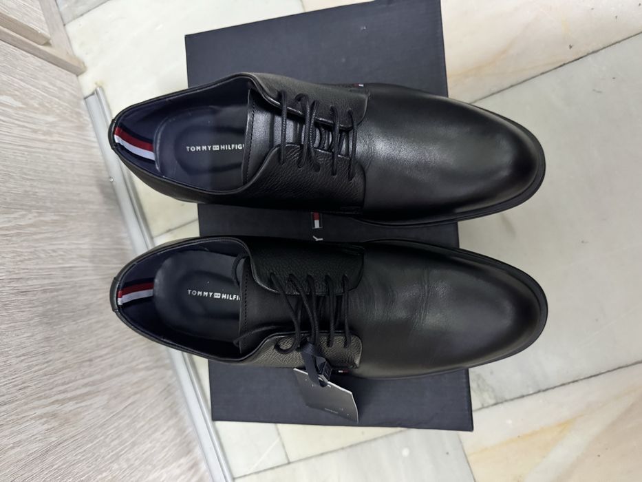 Туфли tommy hilfiger кожаные