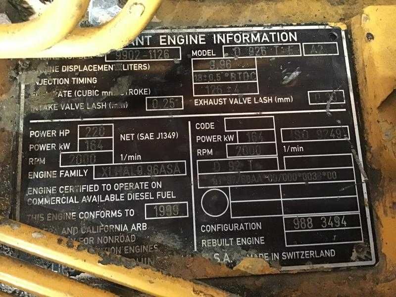 Motor complet D926TE - Piese de motor Liebherr