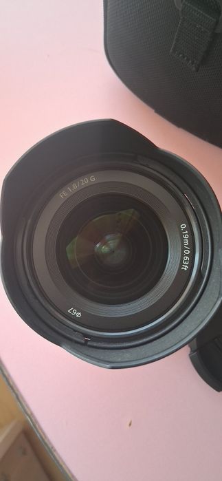 Obiectiv Sony 20mm 1.8 plus Sony 50mm