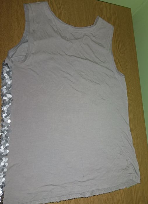 Сив потник с пайети- S (размер), 30лв