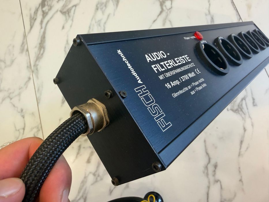 Filtru audio Fisch Audiotechnik high end hifi AC Germany priza