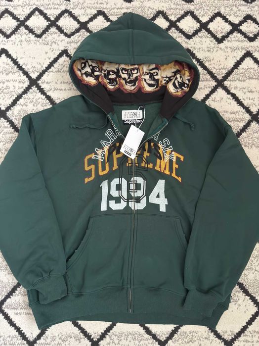 Supreme MM6 Maison Margiela Zip Up Hoodie Sweatshirt Marimea L Nou