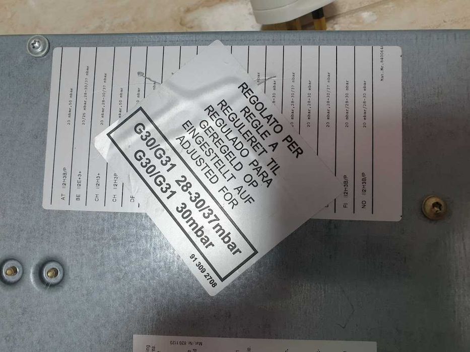 Miele KM406 Газов Плот за Вграждане