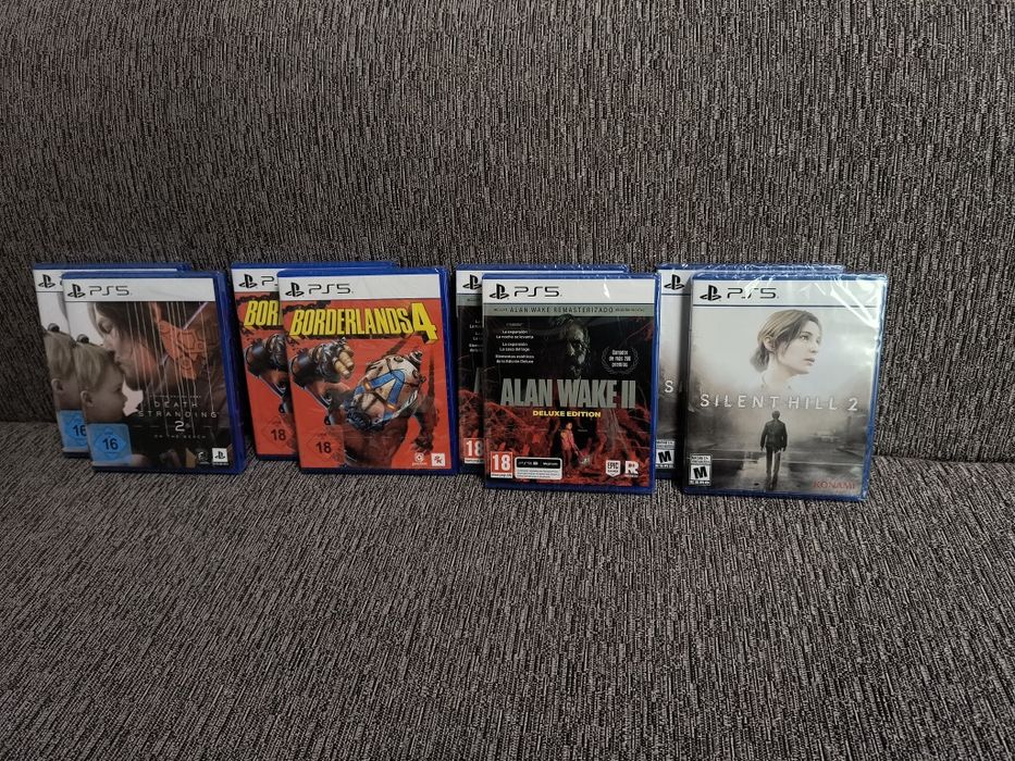 Alan Wake 2,Death Stranding 2,Borderlands 4, Silent Hill 2 PS5