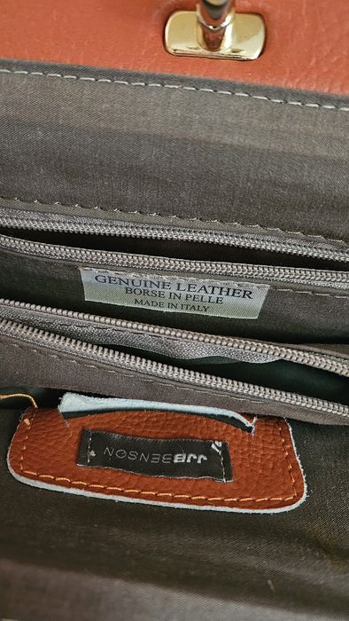 Промо Чанта Aldo , Zara , оранжева естествена кожа , подарък Miss Sixt