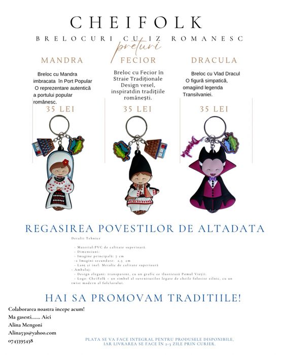 Brelocuri traditionale suvenir