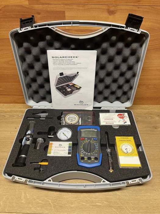 Trusa testare sisteme solare termice Solarcheck