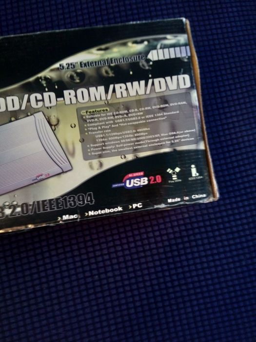 rack 5,25 pentru dvd extern