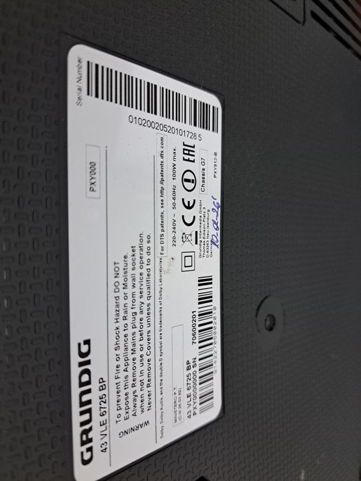 Smart GRUNDIG 43vle6725bp